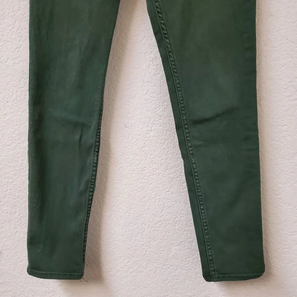 Abercrombie & Finch Skinny Jean Green Women's Size 4 (WP229) - Picture 4 of 8
